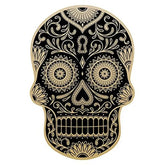 DAY OF THE DEAD Sugar Skull Sticker